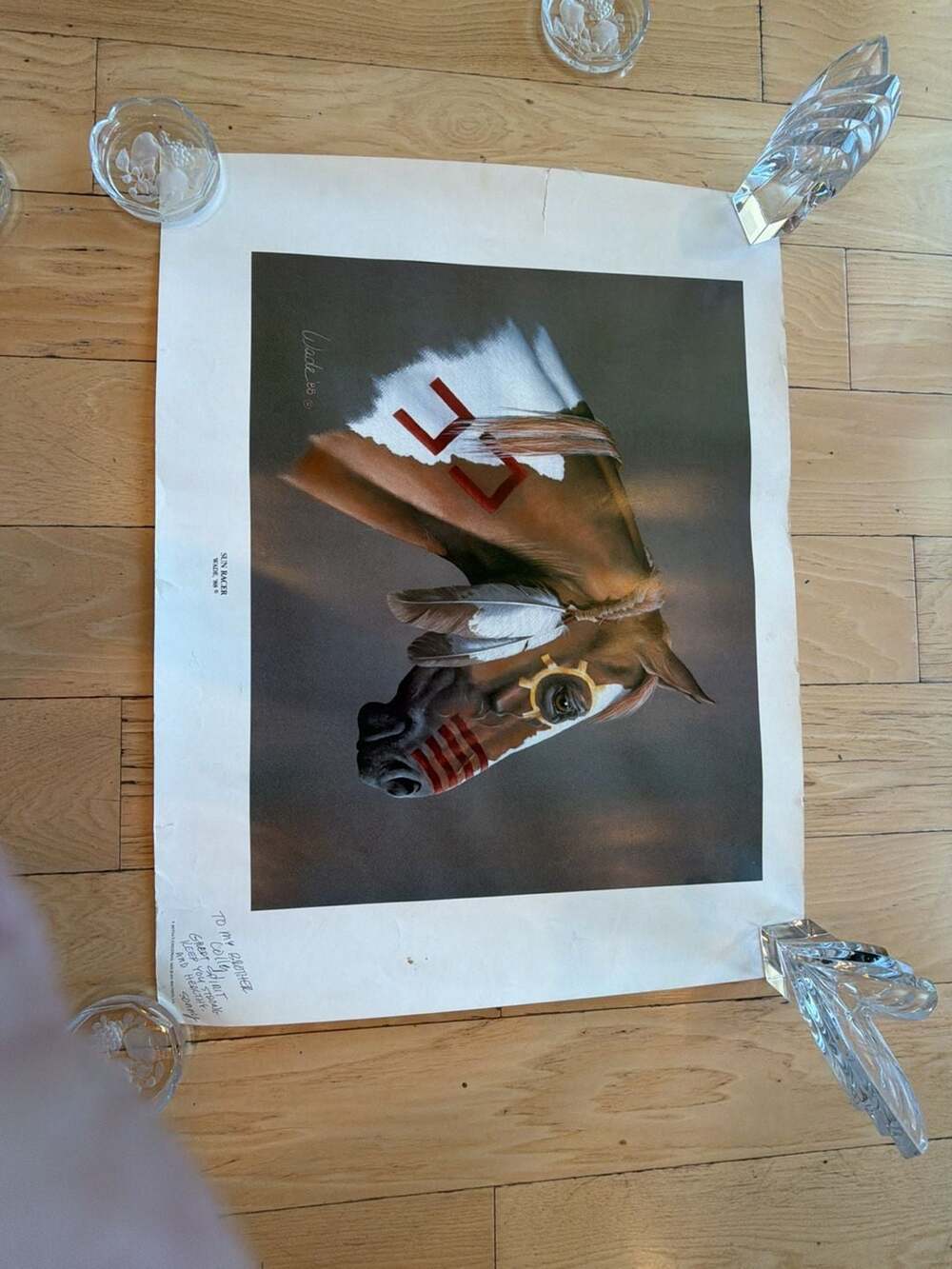 Sun Racer by Wade, 1988 Horse Art Print